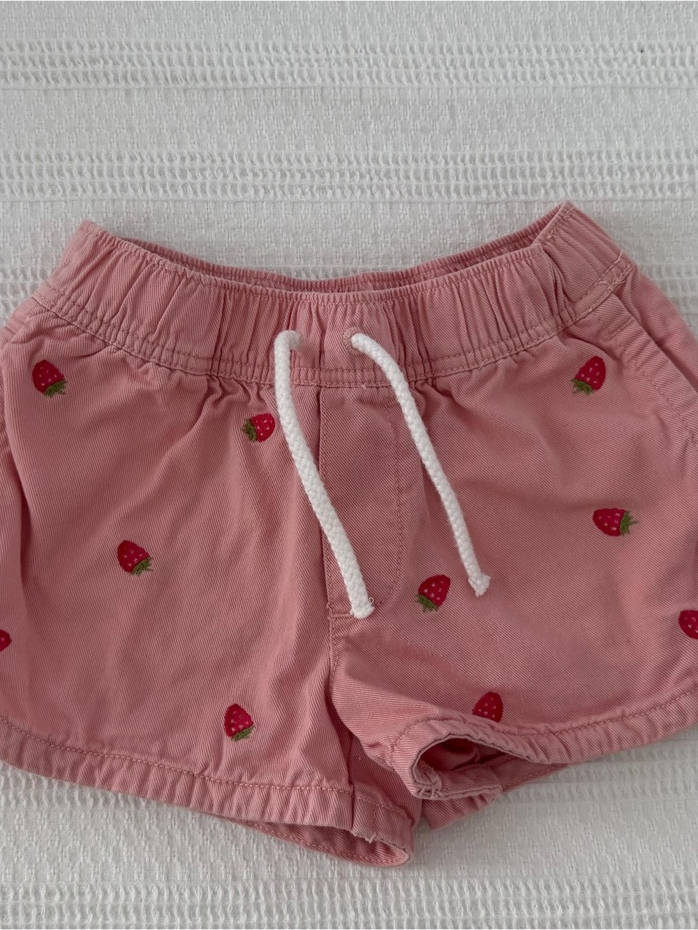 Polo by Ralph Lauren Pink Strawberry Embroidered Shorts